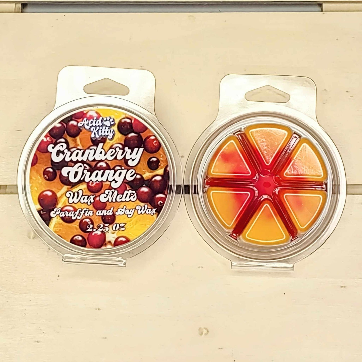 Cranberry Orange Wax Melts Clamshell