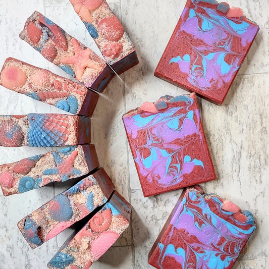 Krabby Watermelon Exfoliating Artisan Soap (Pink Watermelon Fragrance)