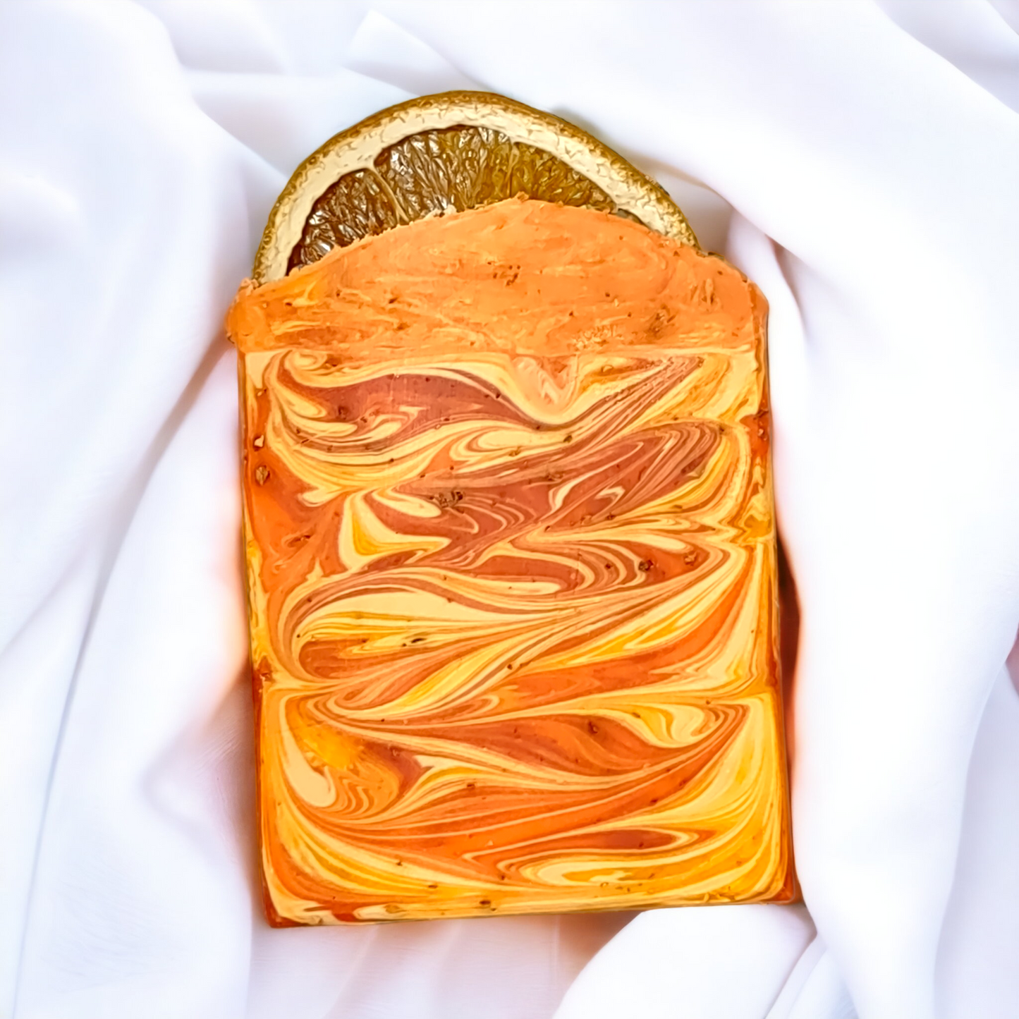 A Thousand Oranges Exfoliating Artisan Soap (Satsuma, Blood Orange, and Tangerine Fragrance)