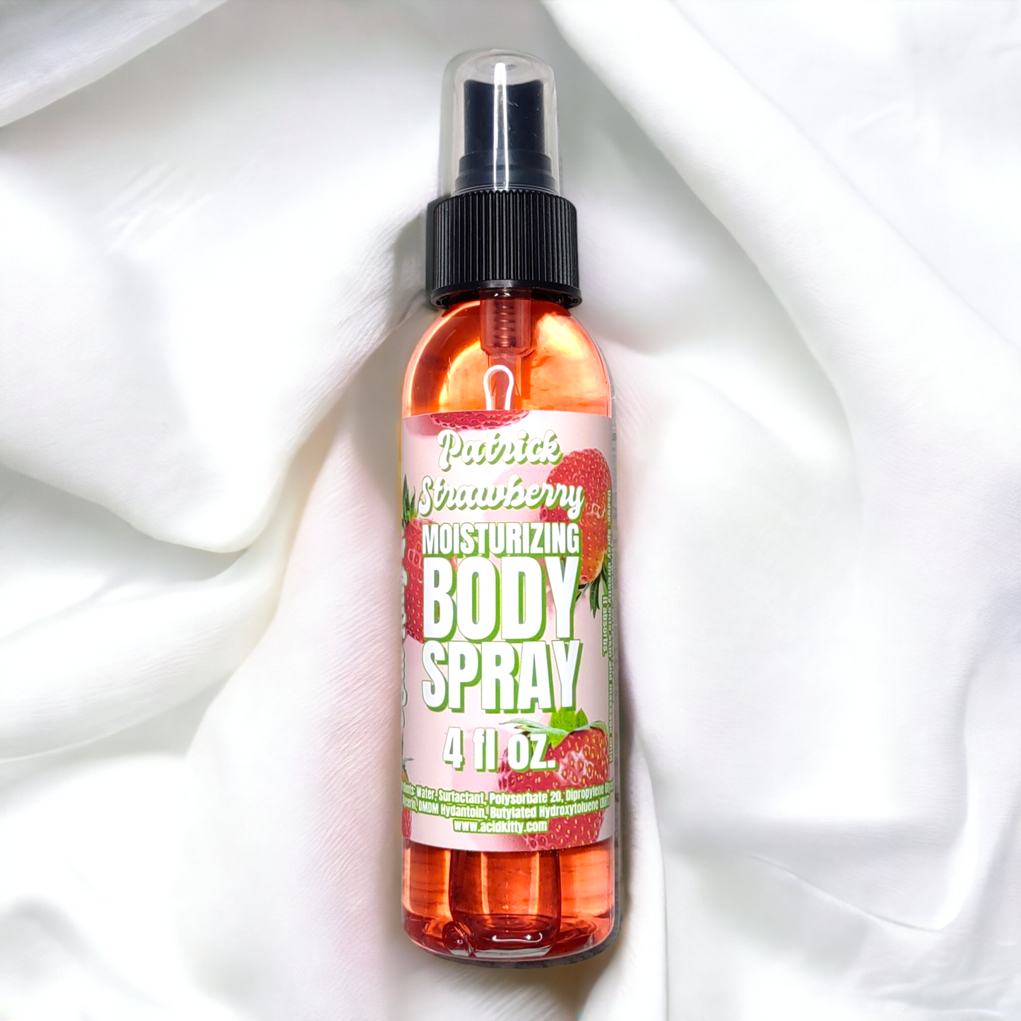 Patrick Strawberry Moisturizing Body Spray (Strawberry Patch Fragrance)