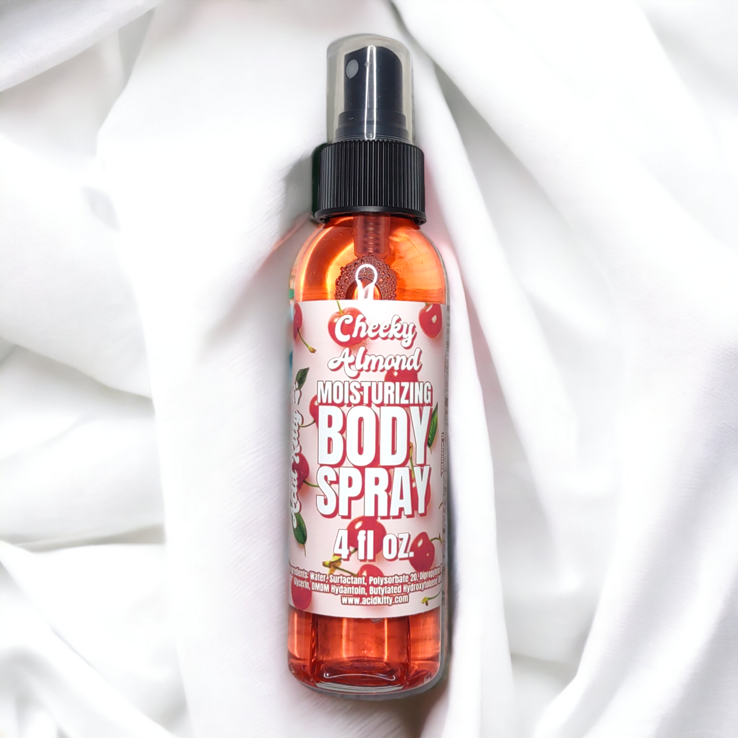 Cheeky Almond Moisturizing Body Spray (Cherry Almond Fragrance)