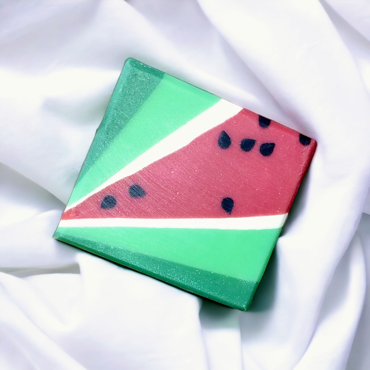 Art Deco Watermelon Artisan Soap (Sweet Watermelon Fragrance)