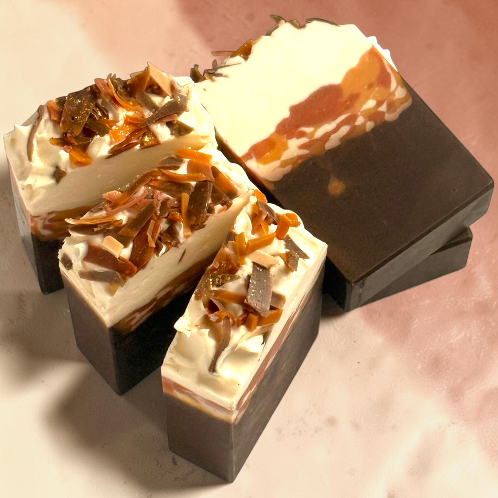 Dragon Cocoa Artisan Soap | Fudge Brownie & Vanilla Scent