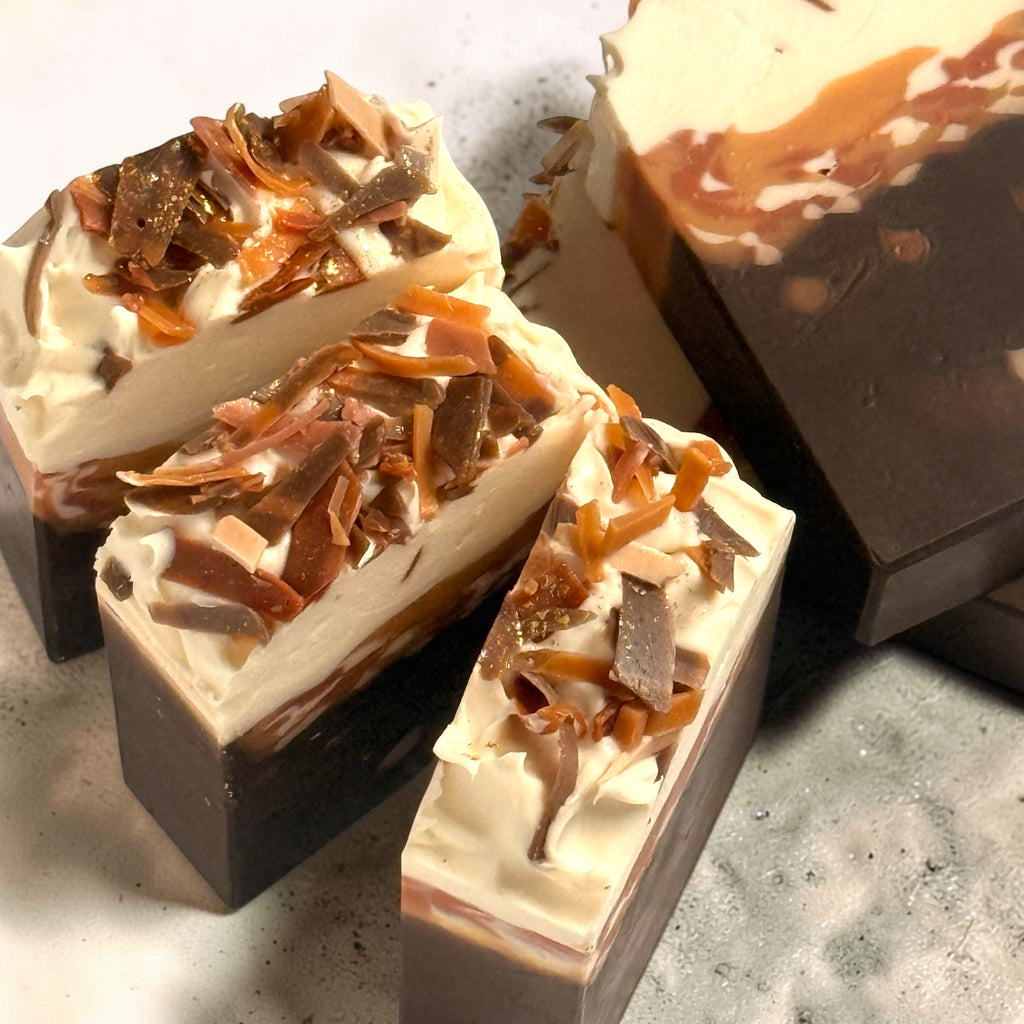 Dragon Cocoa Artisan Soap | Fudge Brownie & Vanilla Scent