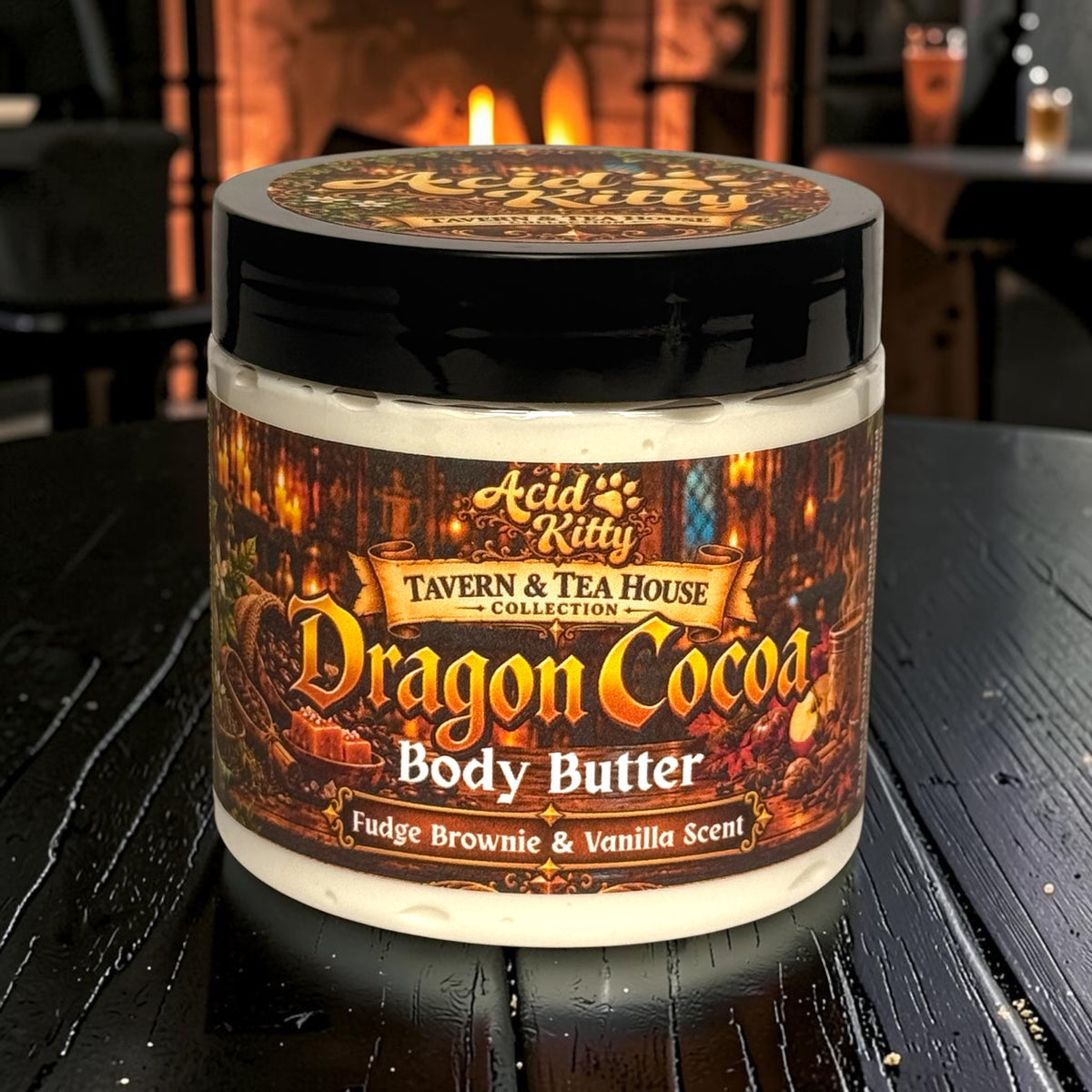 Dragon Cocoa Body Butter | Fudge Brownie & Vanilla Scent