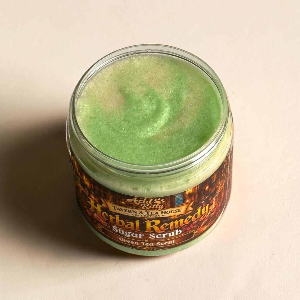 Herbal Remedy Emulsified Sugar Scrub | Green Tea Scent