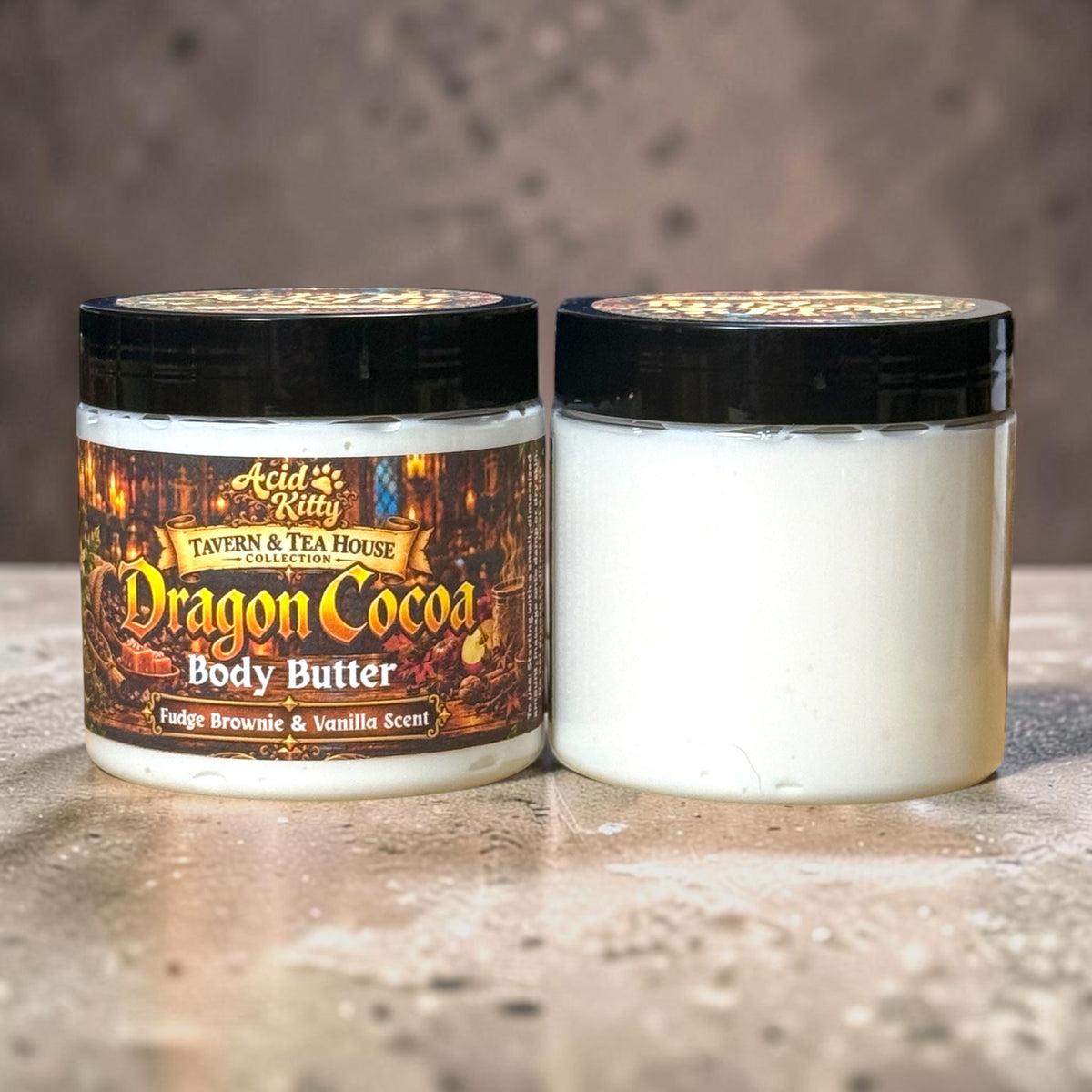 Dragon Cocoa Body Butter | Fudge Brownie & Vanilla Scent