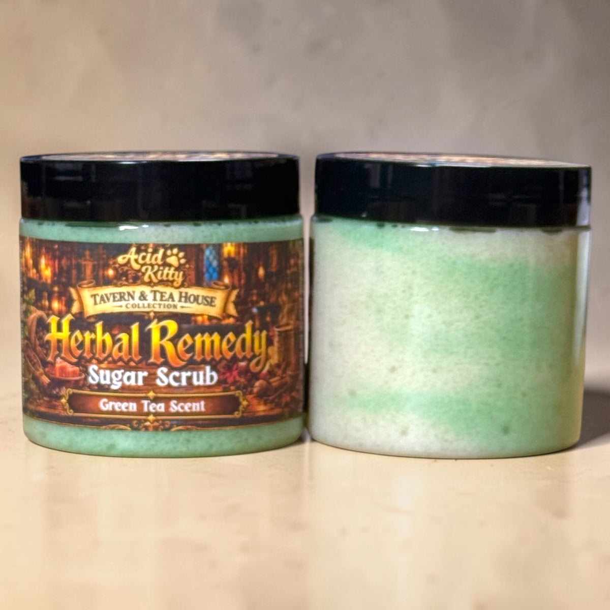 Herbal Remedy Emulsified Sugar Scrub | Green Tea Scent