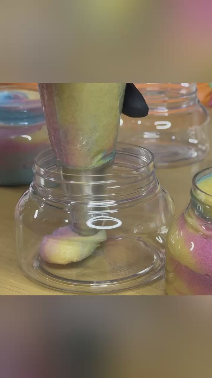 Rocky Rainbow Swirl Whipped Sugar Scrub